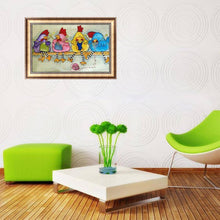 Lade das Bild in den Galerie-Viewer, Huhn - voller runder Diamant -