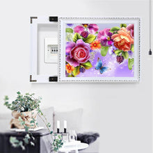 Lade das Bild in den Galerie-Viewer, Blumenschmetterling - voller runder Diamant - 30x40cm