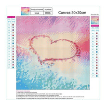 Lade das Bild in den Galerie-Viewer, Strand - voller runder Diamant - 30x30cm