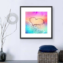 Lade das Bild in den Galerie-Viewer, Strand - voller runder Diamant - 30x30cm