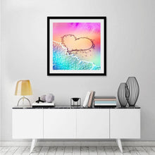 Lade das Bild in den Galerie-Viewer, Strand - voller runder Diamant - 30x30cm