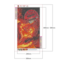 Lade das Bild in den Galerie-Viewer, Fußball Bayern München - Rundbohrer 30*50CM