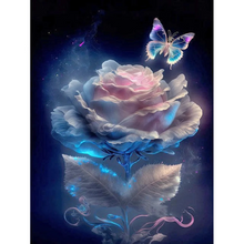 Lade das Bild in den Galerie-Viewer, Rose -  Rund/Quadrat Diamond painting