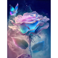 Lade das Bild in den Galerie-Viewer, Rose -  Rund/Quadrat Diamond painting