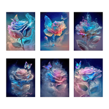 Lade das Bild in den Galerie-Viewer, Rose -  Rund/Quadrat Diamond painting