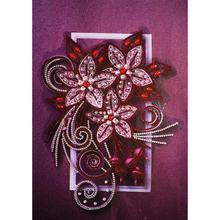 Lade das Bild in den Galerie-Viewer, Quilling Papier Blumen teilweise Speziell geformt 30*40