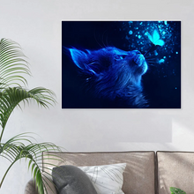 Lade das Bild in den Galerie-Viewer, Schmetterling skatze-Rund/Quadrat Diamond Painting