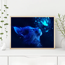 Lade das Bild in den Galerie-Viewer, Schmetterling skatze-Rund/Quadrat Diamond Painting