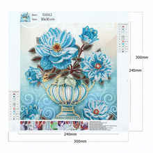 Lade das Bild in den Galerie-Viewer, Diamant Kristall Strass - Blume