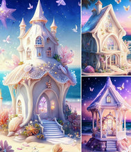 Lade das Bild in den Galerie-Viewer, Schloss-Vollbild Diamond Painting-30x40cm