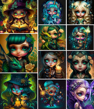 Lade das Bild in den Galerie-Viewer, Puppe-Voller Bohrer Diamond Painting