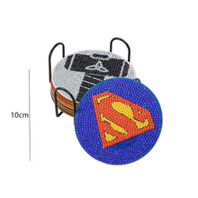 Lade das Bild in den Galerie-Viewer, 8 Stück Untersetzer Marvel Cup Untersetzer aus Holz