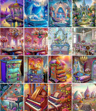 Lade das Bild in den Galerie-Viewer, Antike Möbel-Volle Runde Diamond Painting-30x40cm