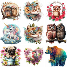 Lade das Bild in den Galerie-Viewer, Flower Animal-Voller Diamond Painting-30x30cm