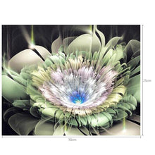 Lade das Bild in den Galerie-Viewer, Verträumte Blume - voller runder Diamant - 30x25cm