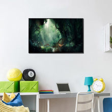 Lade das Bild in den Galerie-Viewer, Waldhirsch - voller runder Diamant - 30x40cm