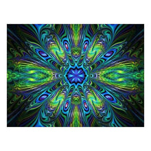 Lade das Bild in den Galerie-Viewer, Fluoreszierende Blume Stich - voller runder Diamant - 30x40cm