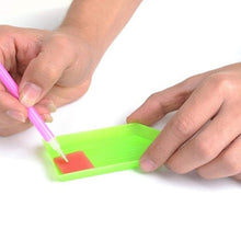 Lade das Bild in den Galerie-Viewer, Bunte Blume - voller runder Diamant - 30x30cm