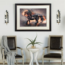 Lade das Bild in den Galerie-Viewer, Pferd - voller runder Diamant - 40x30cm