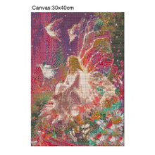 Lade das Bild in den Galerie-Viewer, Fee - voller runder Diamant - 40x30cm