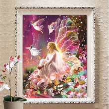 Lade das Bild in den Galerie-Viewer, Fee - voller runder Diamant - 40x30cm