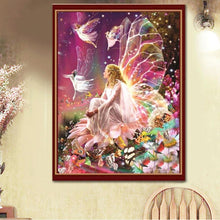 Lade das Bild in den Galerie-Viewer, Fee - voller runder Diamant - 40x30cm