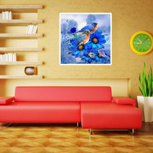 Lade das Bild in den Galerie-Viewer, Vögel - voller runder Diamant - 30x30cm