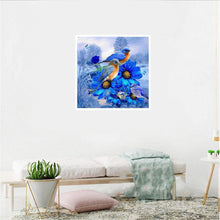 Lade das Bild in den Galerie-Viewer, Vögel - voller runder Diamant - 30x30cm