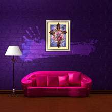 Lade das Bild in den Galerie-Viewer, Rose - voller runder Diamant - 35x45cm