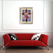 Lade das Bild in den Galerie-Viewer, Rose - voller runder Diamant - 35x45cm