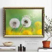 Lade das Bild in den Galerie-Viewer, Löwenzahn - voller runder Diamant - 40x30cm