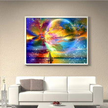 Lade das Bild in den Galerie-Viewer, Traumhaftes Meer - voller runder Diamant - 30x40cm