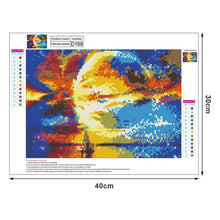 Lade das Bild in den Galerie-Viewer, Traumhaftes Meer - voller runder Diamant - 30x40cm