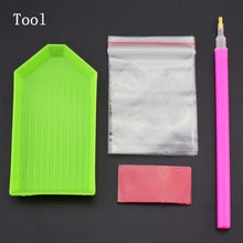 Lade das Bild in den Galerie-Viewer, Lichtturm - voller runder Diamant - 25x35cm