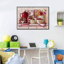 Lade das Bild in den Galerie-Viewer, Küche - voller runder Diamant - 30x40cm