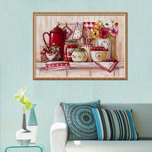 Lade das Bild in den Galerie-Viewer, Küche - voller runder Diamant - 30x40cm