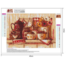Lade das Bild in den Galerie-Viewer, Küche - voller runder Diamant - 30x40cm