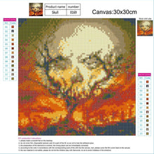 Lade das Bild in den Galerie-Viewer, Halloween-Baum - voller runder Diamant - 30x30cm