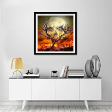 Lade das Bild in den Galerie-Viewer, Halloween-Baum - voller runder Diamant - 30x30cm