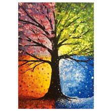 Lade das Bild in den Galerie-Viewer, Bunte Baum - voller runder Diamant - 30x40cm