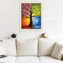 Lade das Bild in den Galerie-Viewer, Bunte Baum - voller runder Diamant - 30x40cm