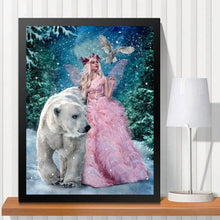 Lade das Bild in den Galerie-Viewer, Schönheit Eisbär - volle Diamant-Malerei - 30x40cm