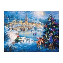 Lade das Bild in den Galerie-Viewer, Weihnachtsabend - voller runder Diamant - 40x30cm