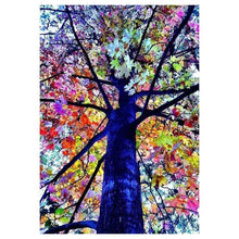 Lade das Bild in den Galerie-Viewer, Bunte Ahorn Baum - voller runder Diamant - 30x40cm