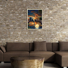 Lade das Bild in den Galerie-Viewer, See Elefant - volle Diamant-Malerei - 40x30cm