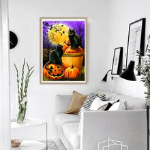 Lade das Bild in den Galerie-Viewer, Halloween ?Handarbeit - voller runder Diamant - 40x30cm