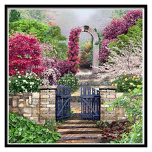 Lade das Bild in den Galerie-Viewer, Blumen Garten - volle Diamant-Malerei - 30x30cm