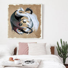 Lade das Bild in den Galerie-Viewer, Kampf Tier - volle Diamant-Malerei - 30x30cm
