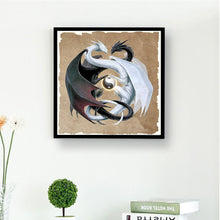 Lade das Bild in den Galerie-Viewer, Kampf Tier - volle Diamant-Malerei - 30x30cm