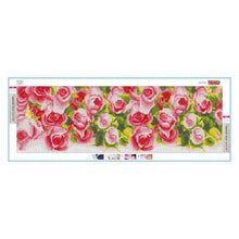 Lade das Bild in den Galerie-Viewer, Blume - volle Runde Diamant-Malerei - 80x30cm